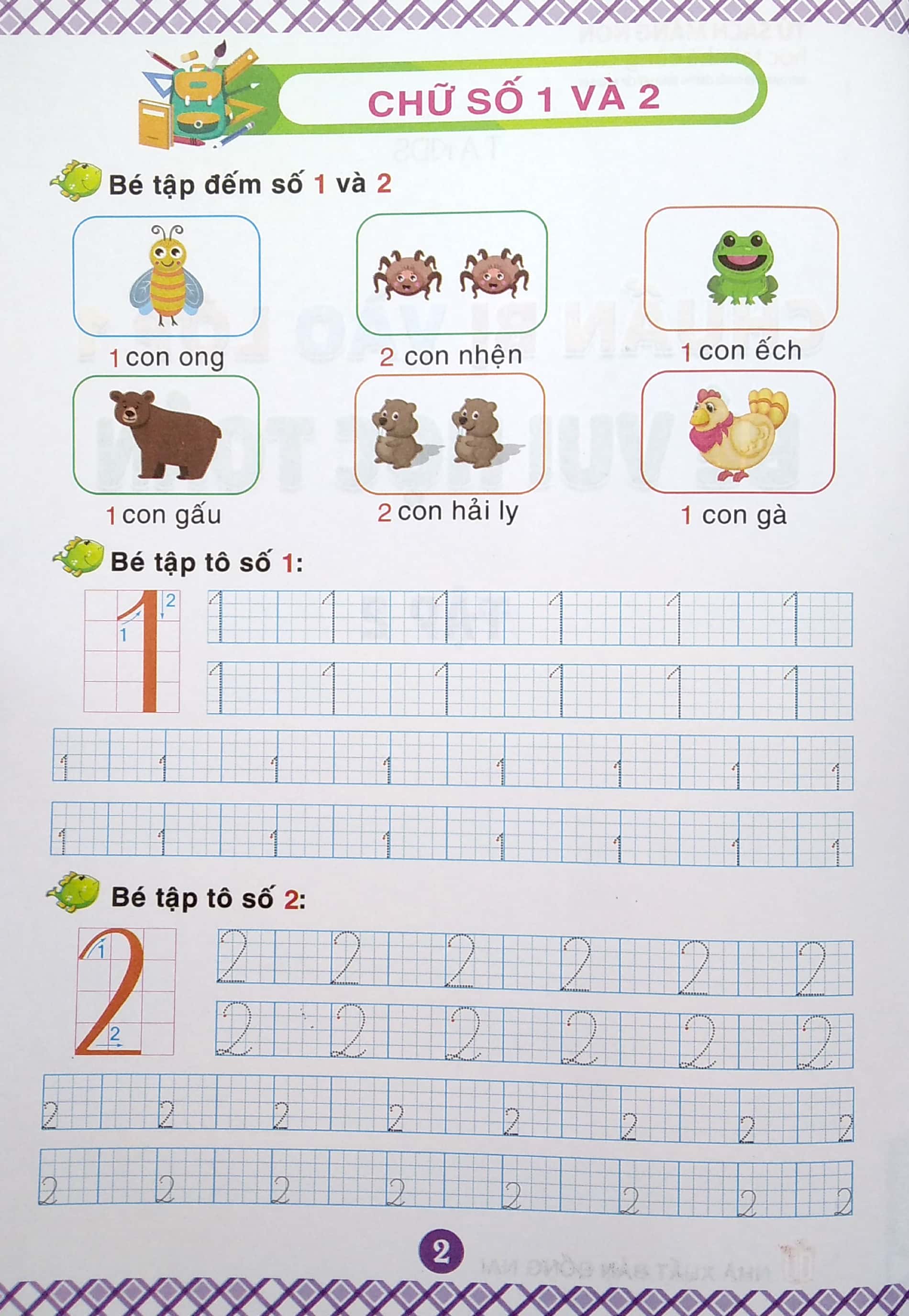 Chuẩn Bị Vào Lớp 1 - Bé Vui Học Toán - Tập 2