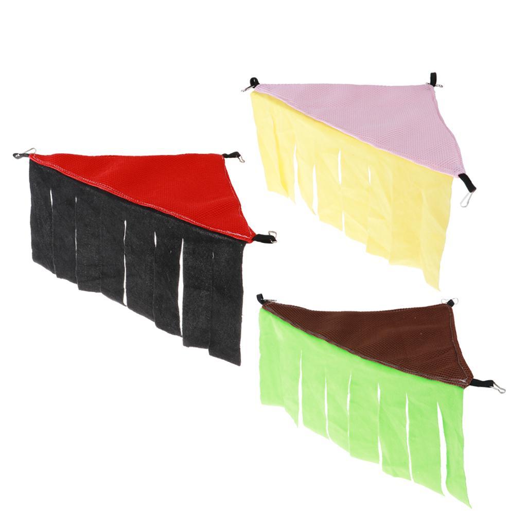 Hamster Squirrel Hammock Small Animal Play Hamster Bed Nest Pink