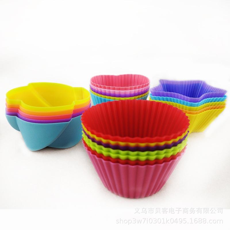 Khuôn Bánh Cupcake Silicon Khay Khuôn Muffin Nhiều Mẫu Mã Đẹp Đặc Sắc Tái Sử Dụng Nhiều Lần - CUPCAKESILI