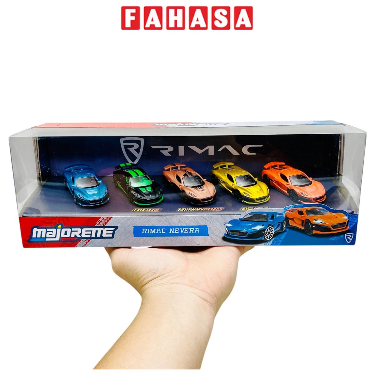 Bộ 5 Đồ Chơi Mô Hình Xe 5 Pieces Giftpack - Majorette 8502005000 - Rimac Nevera