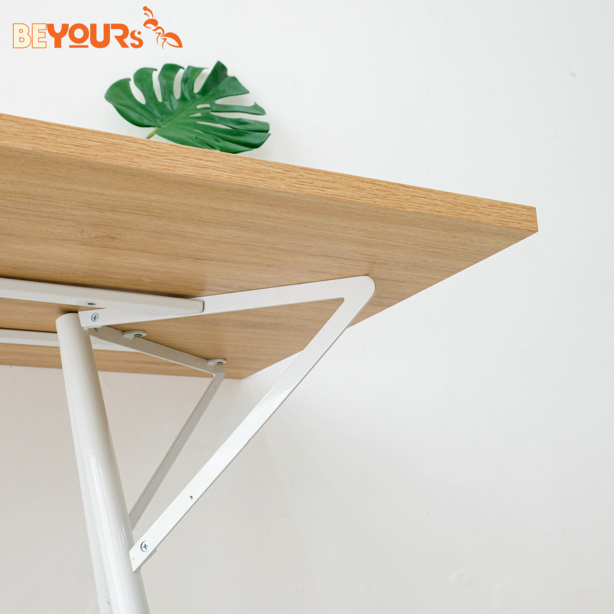 Bàn Làm Việc Bàn Học Gỗ Chân Sắt Simple Table Nội Thất Lắp Ráp Kiểu Hàn BEYOURs