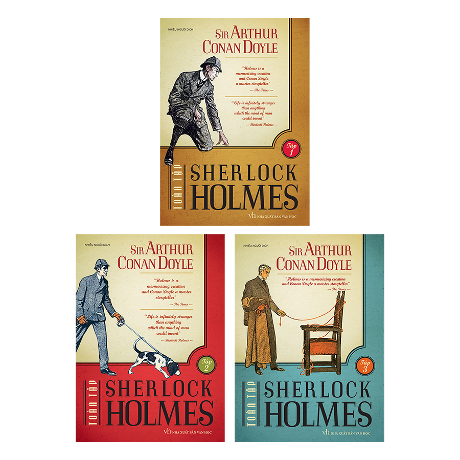 Trọn Bộ 3 Tập Sherlock Holmes Toàn Tập (Tái Bản)