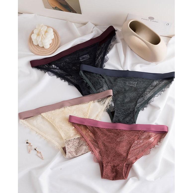 Bộ Bralette Ren Đệm Mỏng 3D Mới S322
