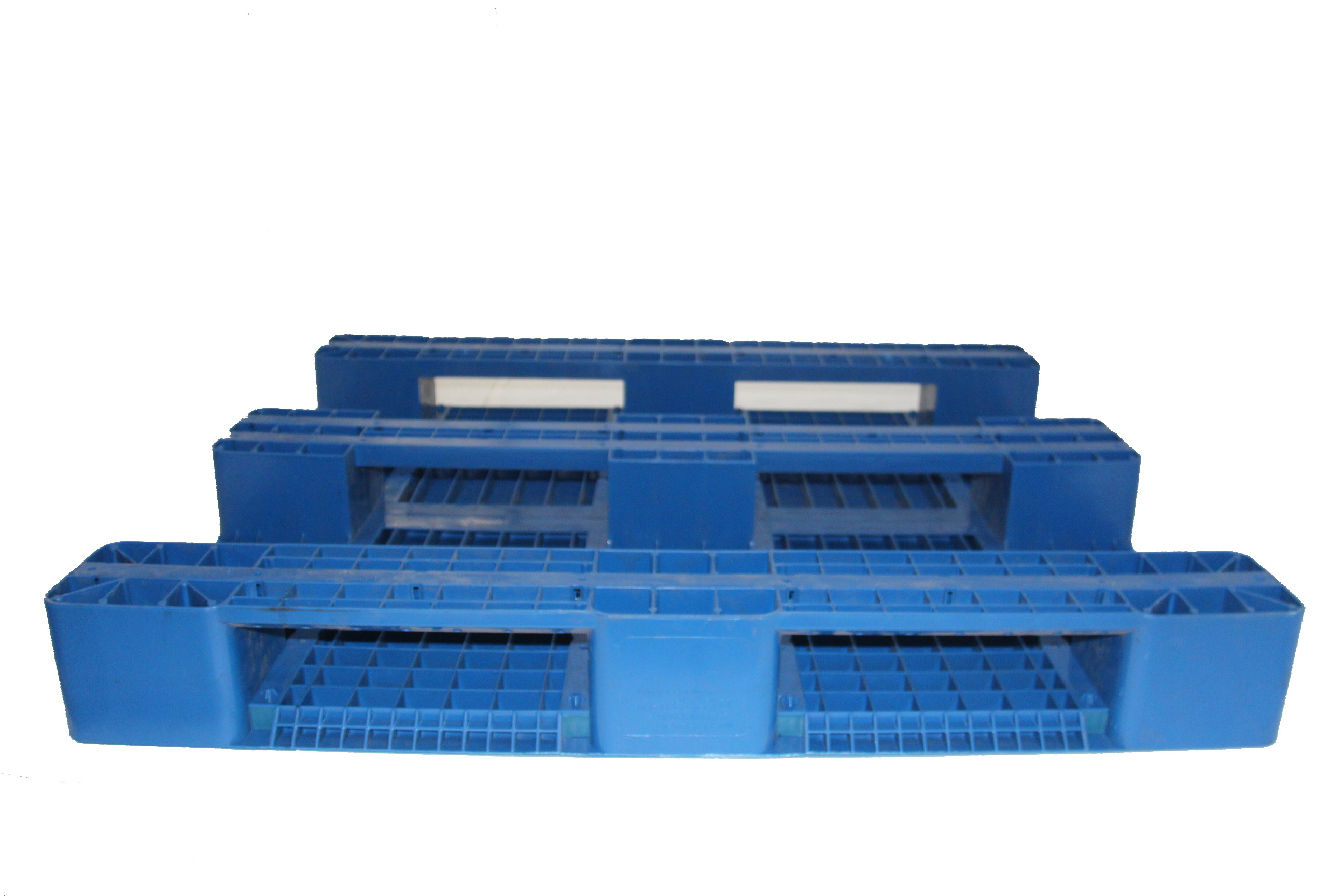 Pallet Nhựa Khôi Việt1200x1000x150 một mặt bít màu xanh