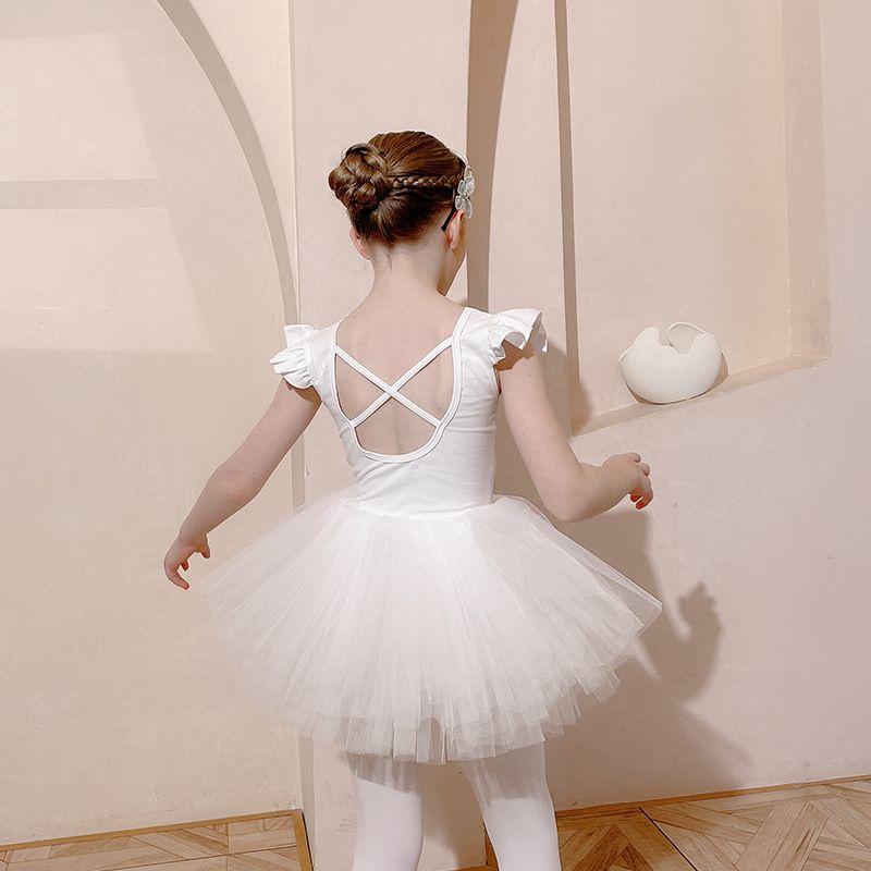 Đầm múa Váy múa ballet Trắng cho bé