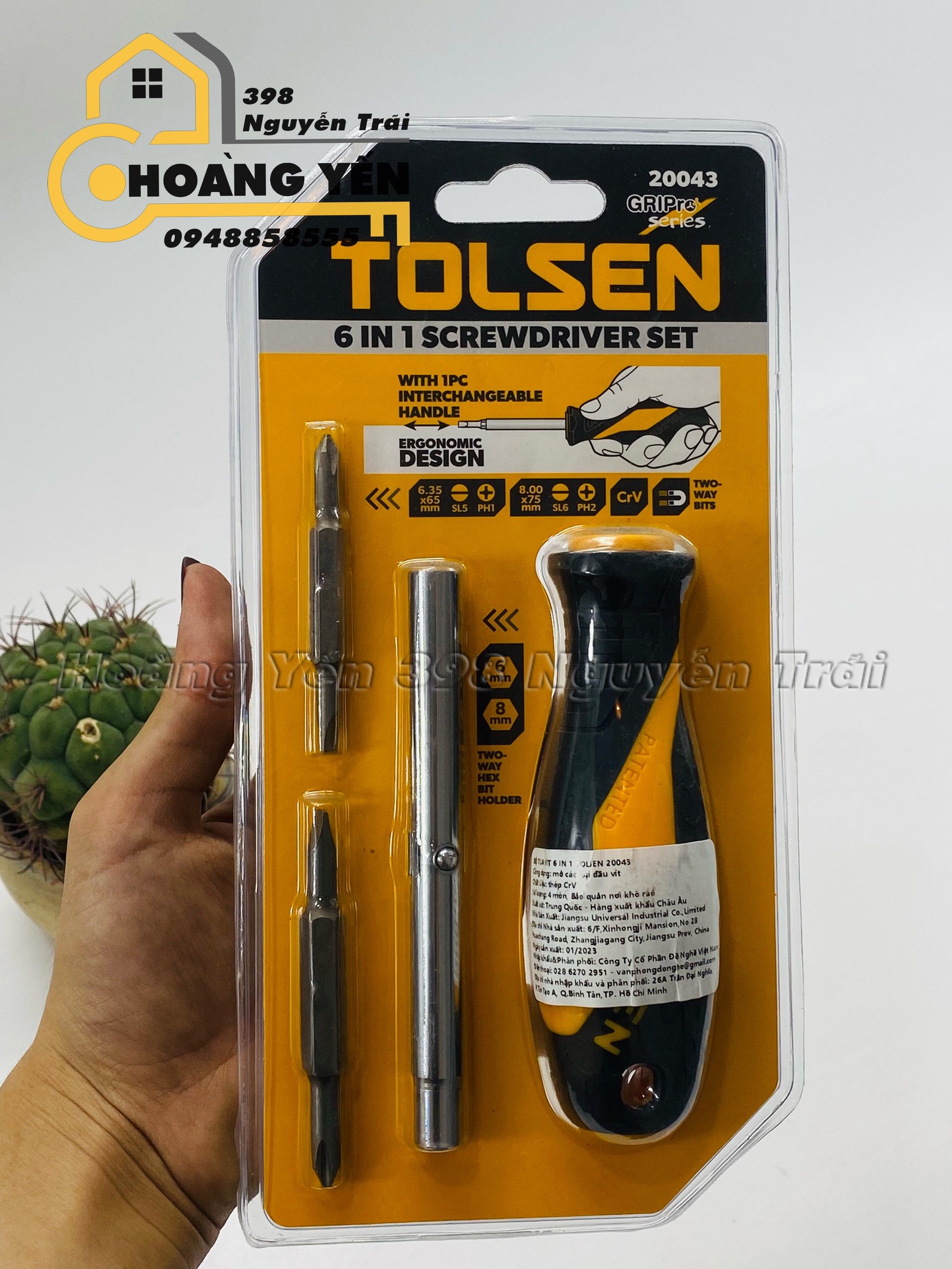 Bộ Tua Vít 4 In 1 Tolsen 20043