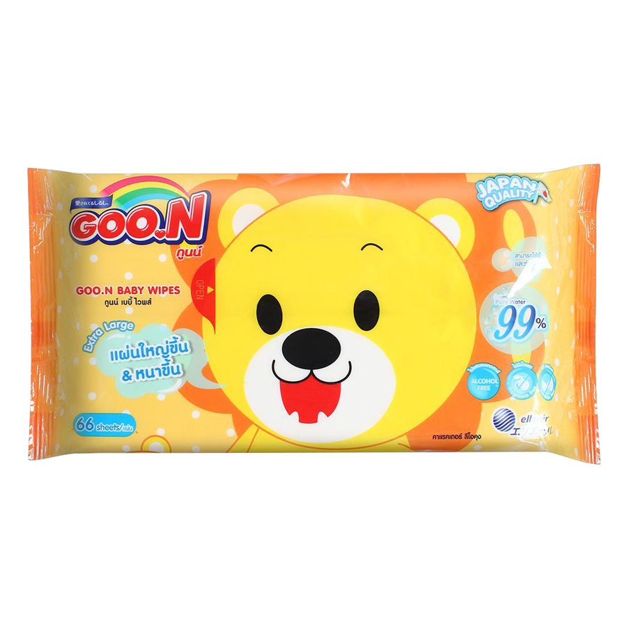 Khăn Ướt Bản To Goo.n (66 Miếng)