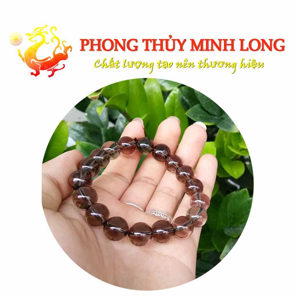 Vòng tay đá. Thach Anh Khói chất lượng 5A