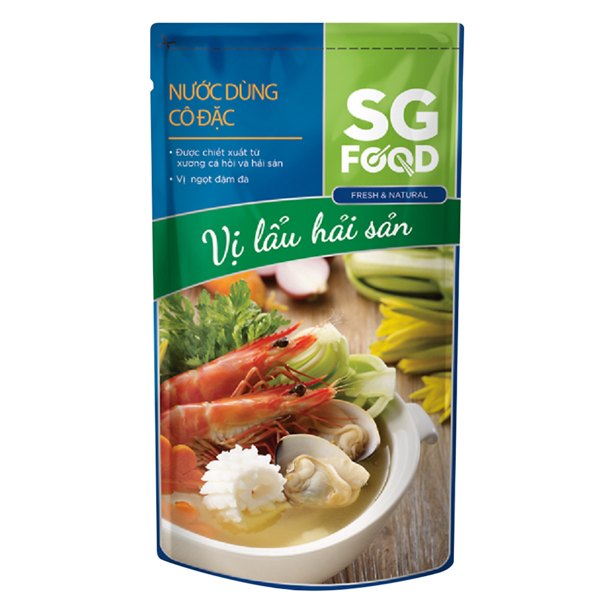 Nước dùng cô đặc SG food vị lẩu hải sản 150g