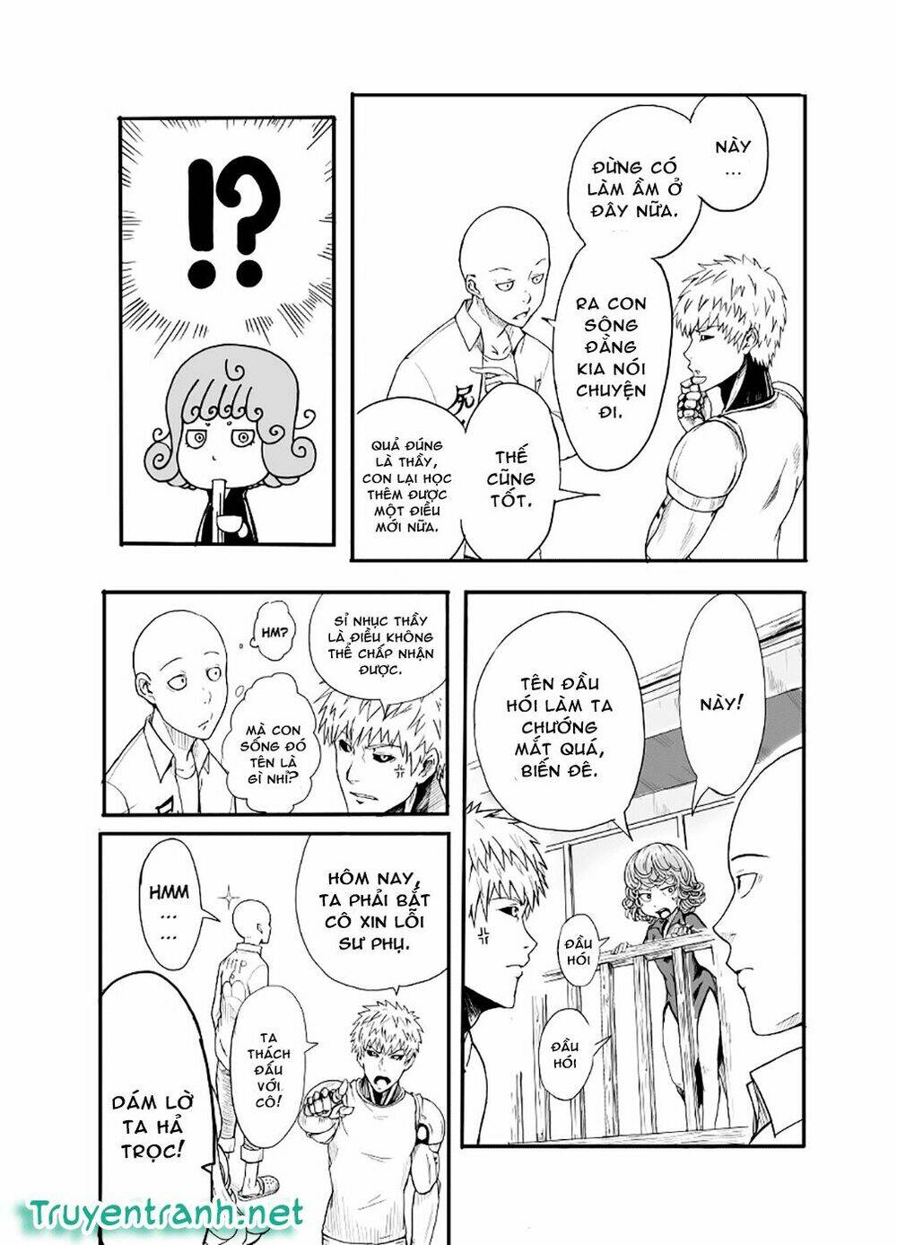 trận chiến giữa saitama và bão kinh hoàng chapter 1 9