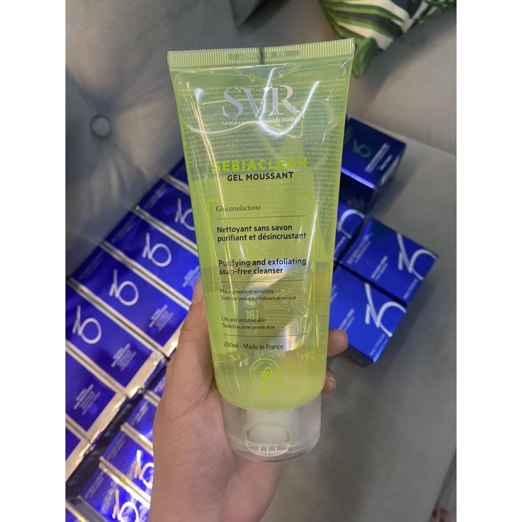 Sữa Rửa Mặt SVR Gel Moussant cho da dầu mụn 200ml