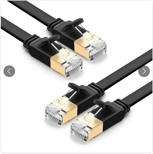 Cáp mạng Cat7 chống nhiễu(băng thông10Gbps) dây dẹt UGREEN 11261,11262,11263,11265,11266 Hàng chính hãng