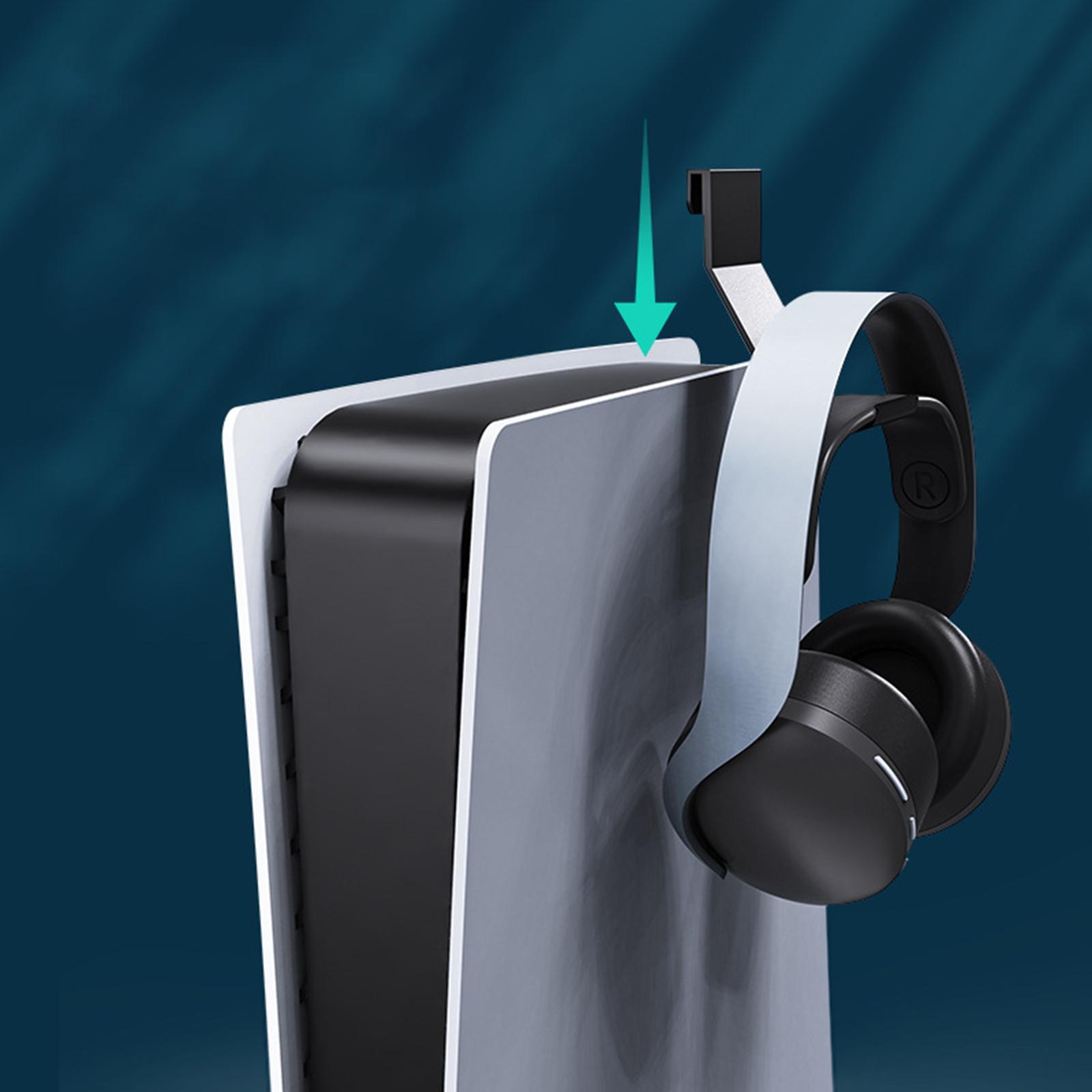Headset Headphone Holder Controller Stand Mount Hanging Bracket for PS5 Host