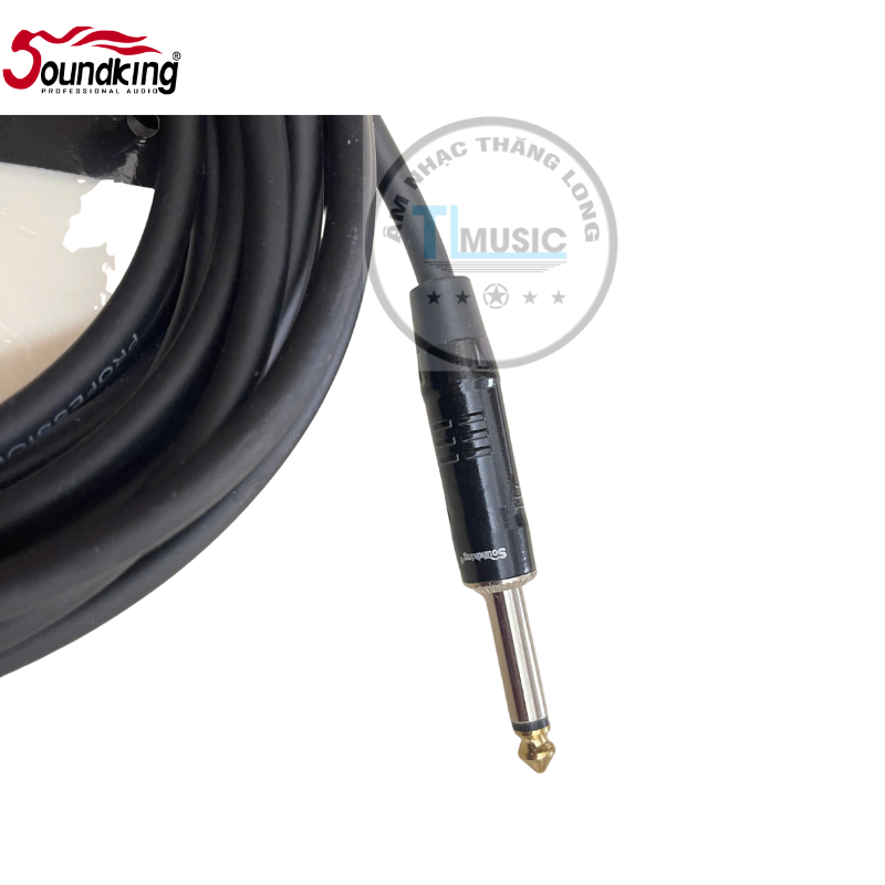 SOUNDKING BJJ287-6M/3M INSTRUMENT CABLE - Dây Cáp Tín Hiệu 6 Ly Cho Nhạc Cụ Guitar, Organ, Piano