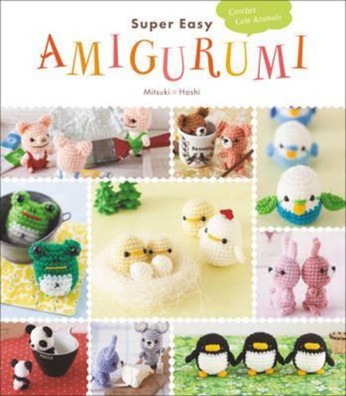 Sách - Super Easy Amigurumi : Crochet Cute Animals by Mitsuki Hoshi