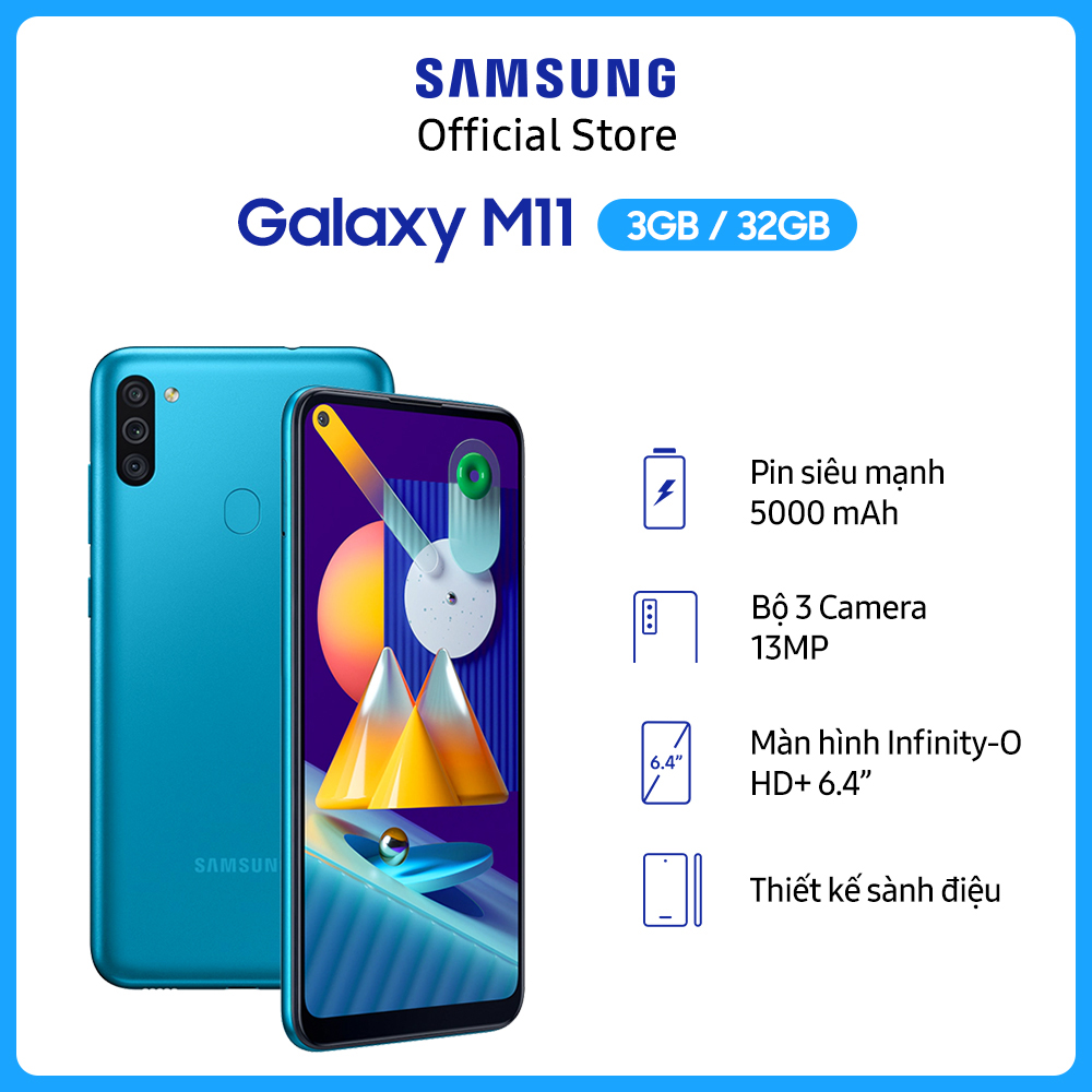 Điện Thoại Samsung Galaxy M11 (3GB/32GB) - Hàng Chính Hãng