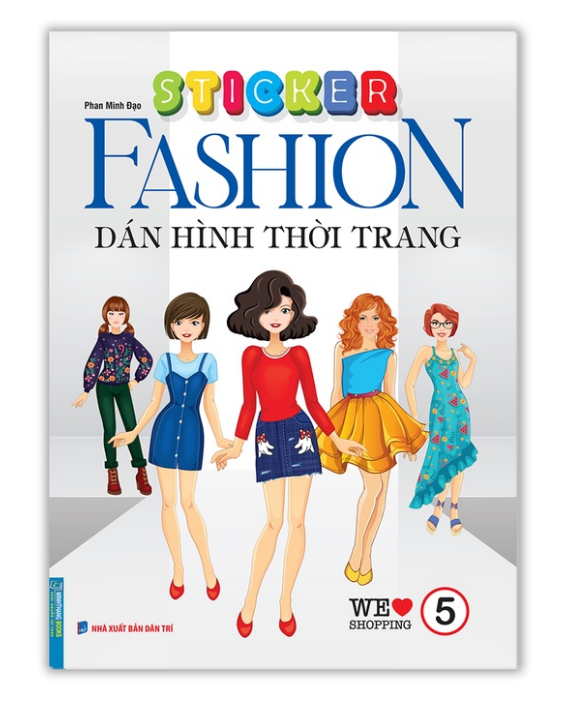Sách - Combo 6c - Sticker Fashion Dán hình thời trang