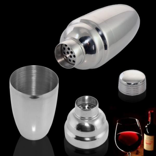 Bình Shaker lắc Cocktail, trà sữa bằng Inox - 350ml