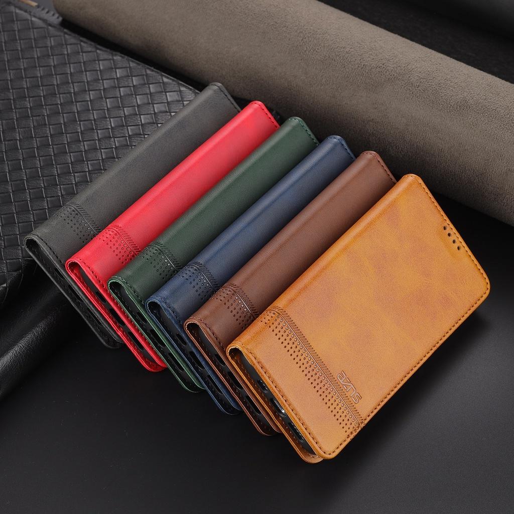 Bao da điện thoại PU nắp lật từ tính có ngăn đựng thẻ cho Xiaomi Redmi 10 9 9A 9C Redmi Note 10S 10 4G 5G Redmi Note 9S / Redmi Note 9 Pro Max