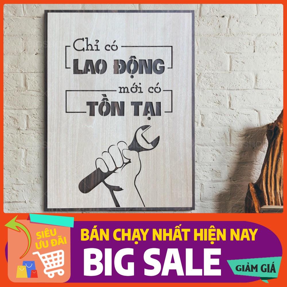 Tranh Gỗ TBIG tạo động lực làm việc, học tập thiết kế hiện đại, sang trọng treo văn phòng công ty, quá cafe, góc học tập