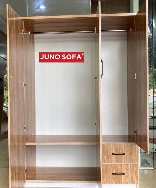 Tủ nhựa Juno Sofa màu vàng 3 cánh 2 ngăn - màu mới
