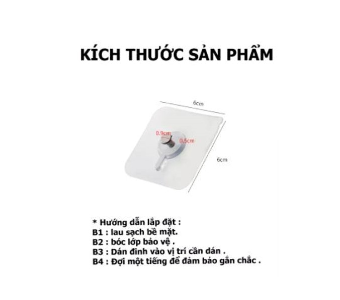 Móc đinh dán tường