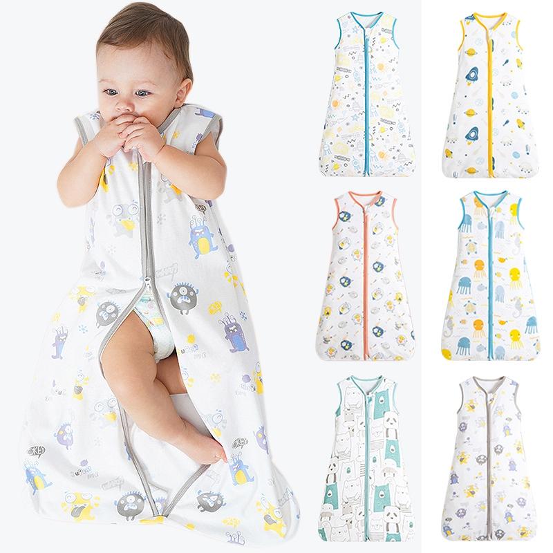 Túi Ngủ Cho Bé Áo Vest Trẻ Em Dây Kéo Sleepsack Mùa Hè Thoáng Khí Ngủ Bao Cho Trẻ Nhỏ Cho Bé Bebe Bao