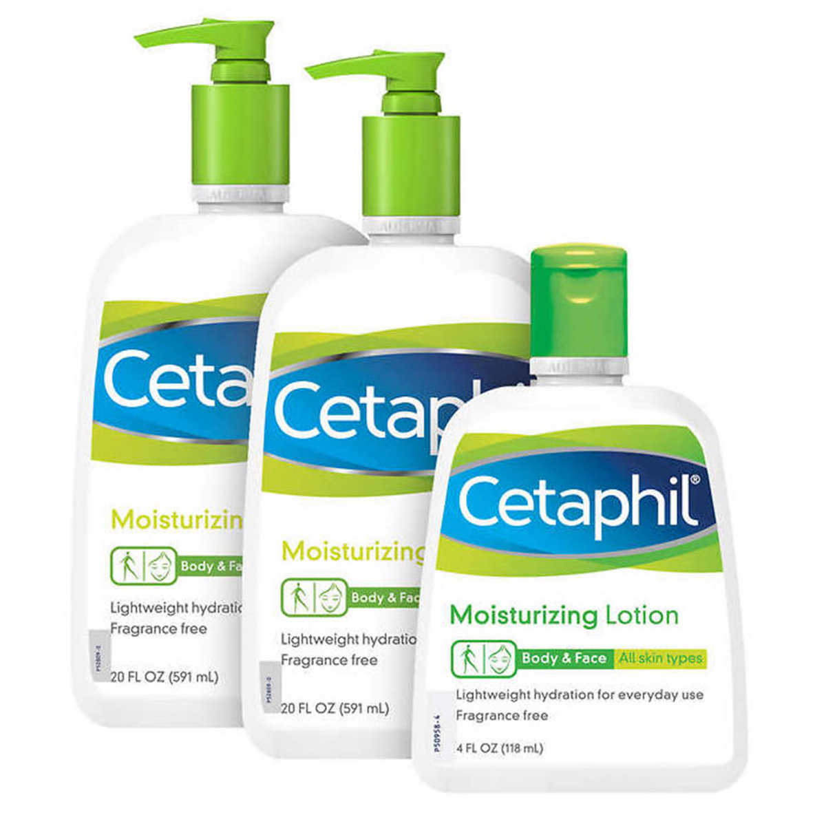 Set 3 chai sữa dưỡng thể Cetaphil Moisturizing Lotion