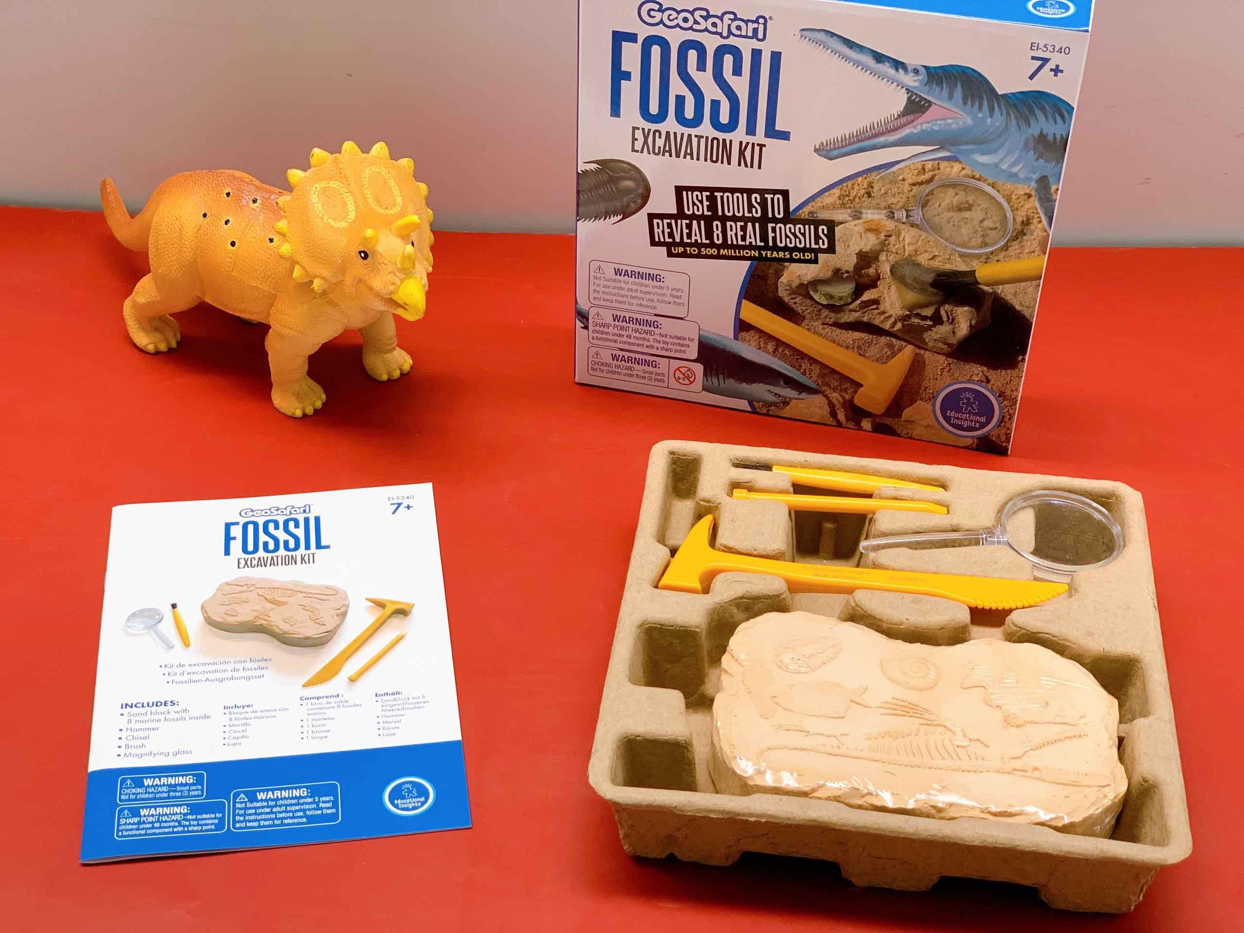 Educational Insights Bộ công cụ khai quật hoá thạch - GeoSafari Fossil Excavation Kit