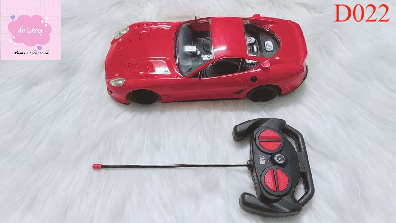 Xe ô tô Điều Khiển từ xa, xe đua sport màu đỏ Model