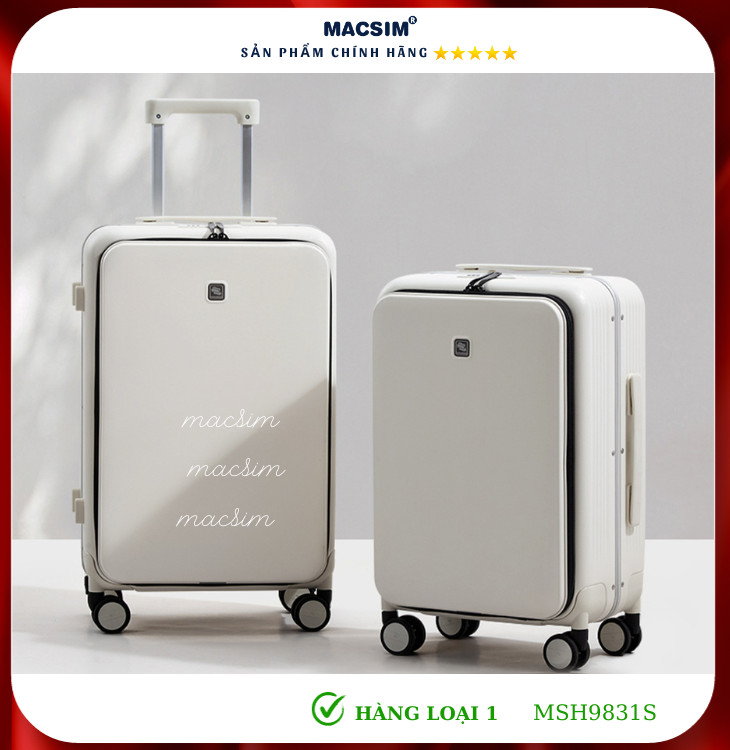 Vali cao cấp Macsim Hanke MSH9831S 20inches