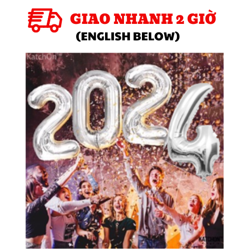 Bộ bóng số 2023 màu bạc cbhp82