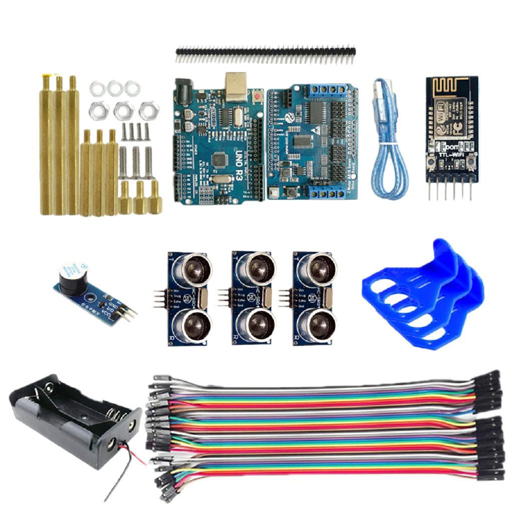 R3 Project Super Starter Kit R3 Board, WIFI module, Motor Driver Sheild, Ultrasonic Sensor for