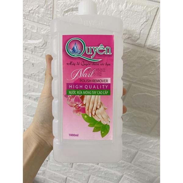 Nước rửa móng aceton Quyên 1000ml