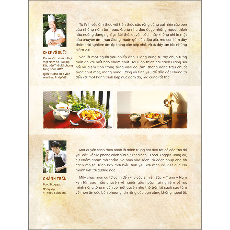 Combo 1 Cuốn sách: Ăn Cơm Với Cá - 30 Món Cá Ngon Của Người Việt - Bìa Mềm (Sách màu)