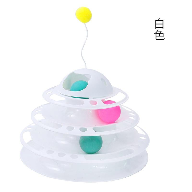 Đồ chơi cho mèo, Tháp bóng lăn 4 tầng