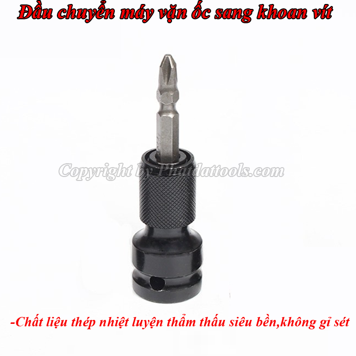 Đầu chuyển máy vặn ốc - bulong sang khoan vít cao cấp