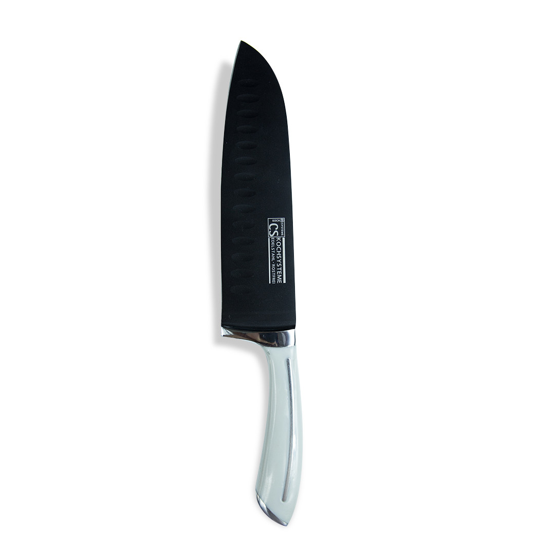 DAO THÉP KHÔNG GỈ TRÁNG LỚP TITAN (Santoku knife) - 070571