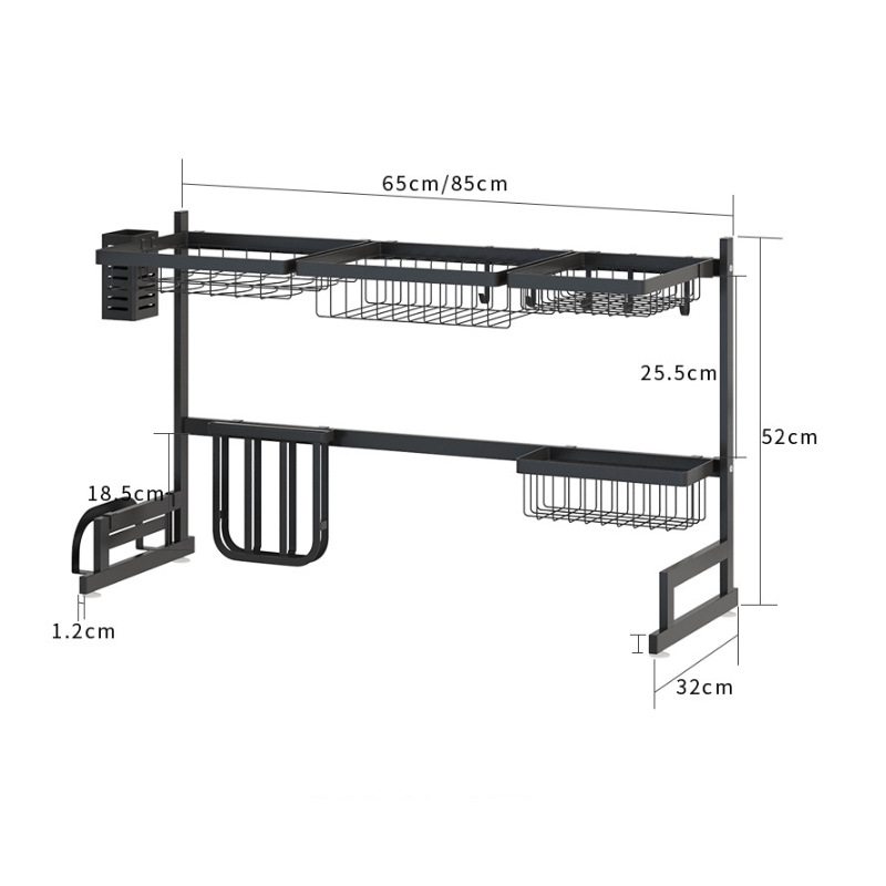 Kệ Bếp - Kệ Để Chén Bát Đa Năng INOX SUS 304 Cao Cấp