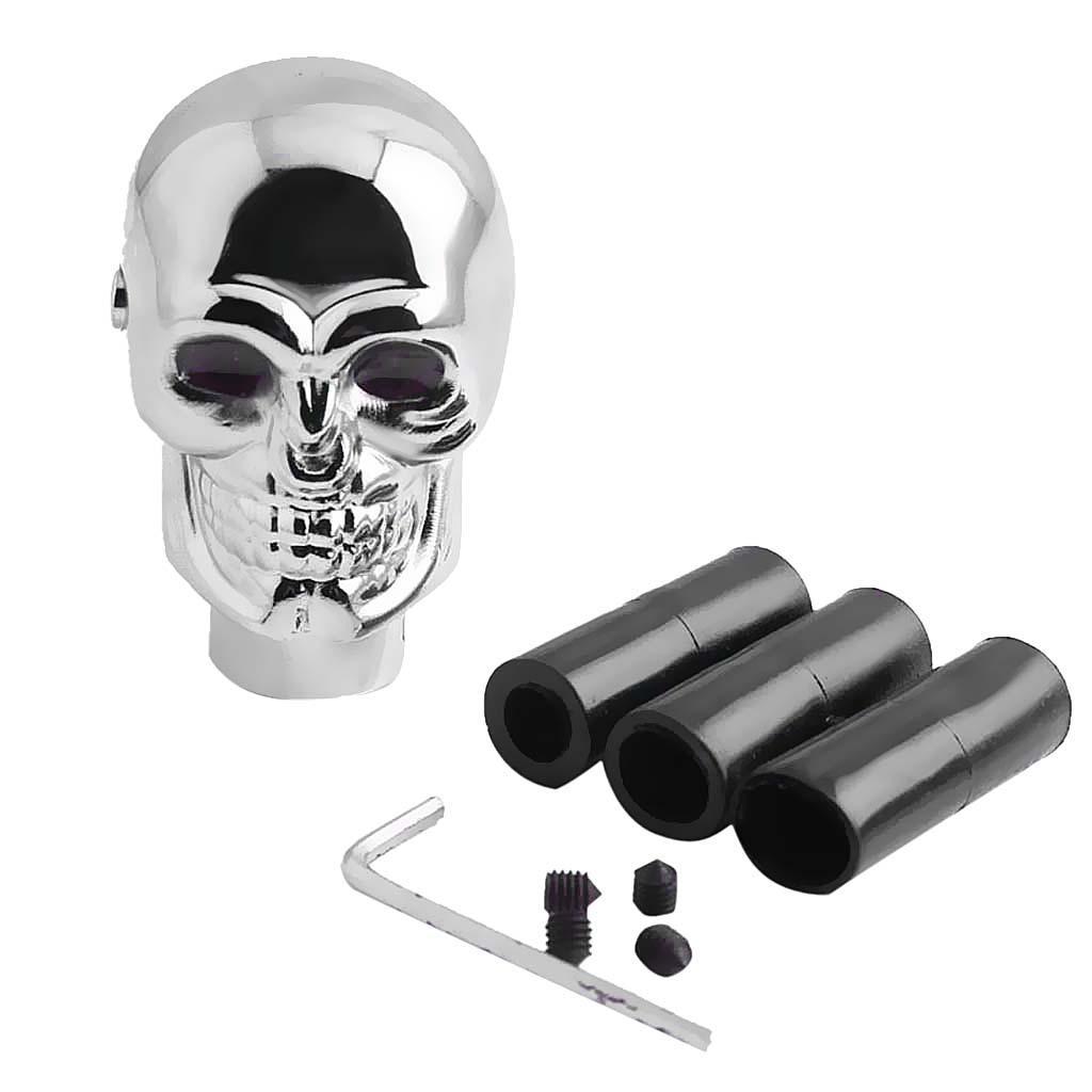 1x Blue LED Skull Universal Car Truck Manual Gear Stick Shifter Lever Knob