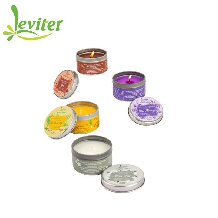 Combo 4 Hộp Nến Thơm Leviter 85gr