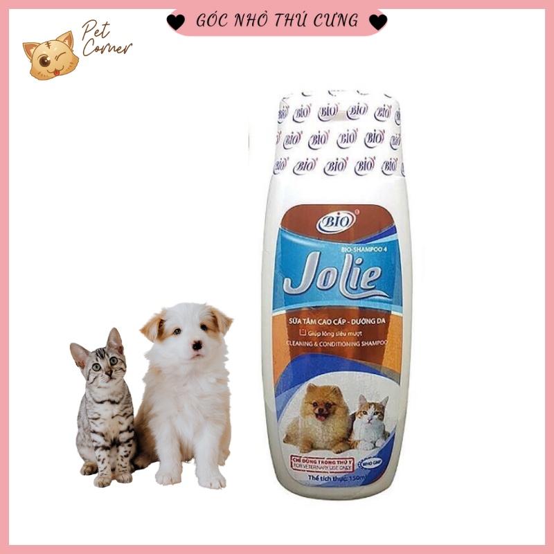 Sữa tắm cao cấp Bio Jolie dưỡng da, làm mượt lông, khử mùi hôi cho chó mèo (150ml)