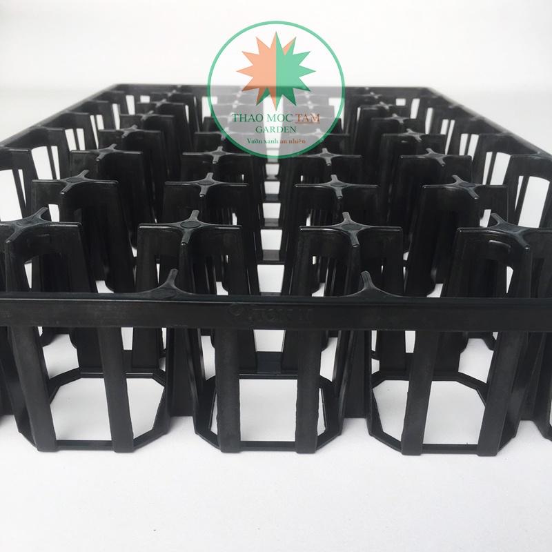 Bộ 05 Khay 40 lỗ 7.5 chuẩn Nhật - Khay ươm cây con, cây giống làm vườn