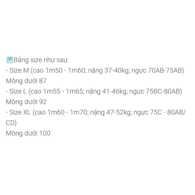 Bikini Vàng Cam 2 mảnh cạp cao (hàng quãng châu)