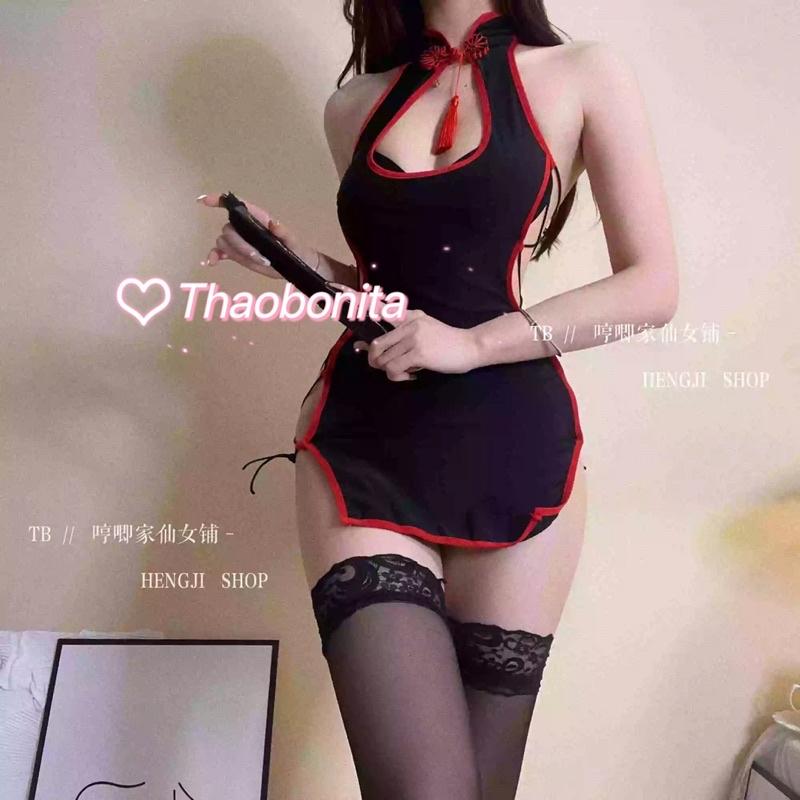 Váy Sườn Xám đan dây Cực Cuốn Hút - Hỏa tốc SG