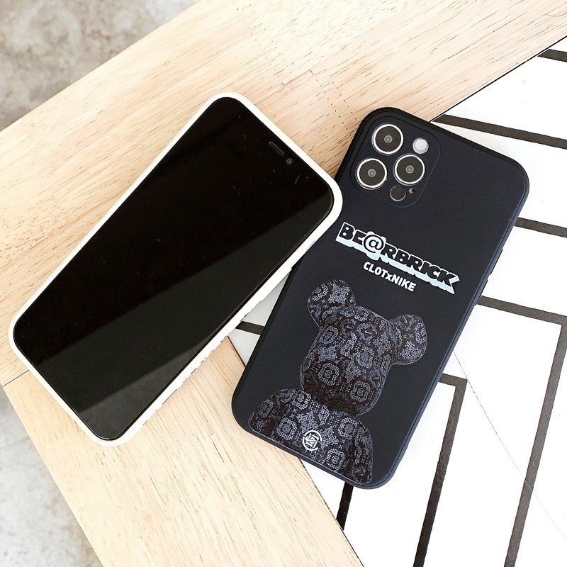 Ốp Lưng Cạnh Vuông Bear Brick Dành Cho iPhone 6 / 6 Plus / 7 / 7 Plus / 8 / 8 Plus / X / Xs / Xs Max / 11 / 11 Pro / 11 Pro Max / 12 / 12 Pro / 12 Pro Max