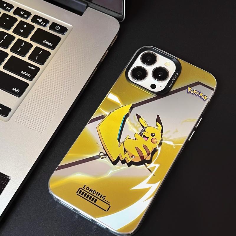 Ốp Điện Thoại In Hình Pikachu Dễ Thương Cho iphone 14 Pro Max i14 13 Pro Max i13 13pro i11 12Pro 12 Pro Max