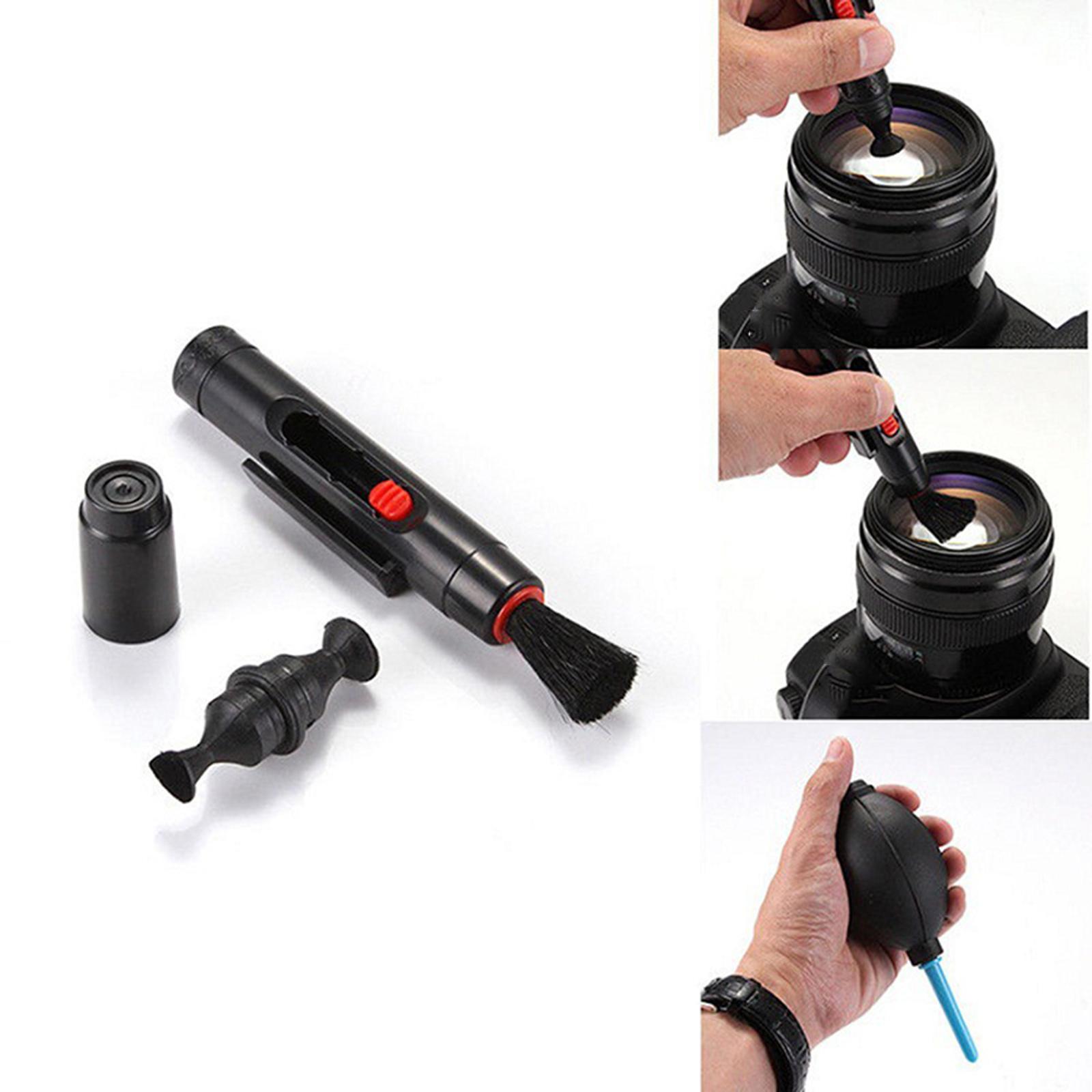 Camera Cleaning Kit Reusable Dust Cleaner Pen Cleaning Cloth for DSLR Cameras Optical Lens VCR Phones Cleaning Tools and Accessories