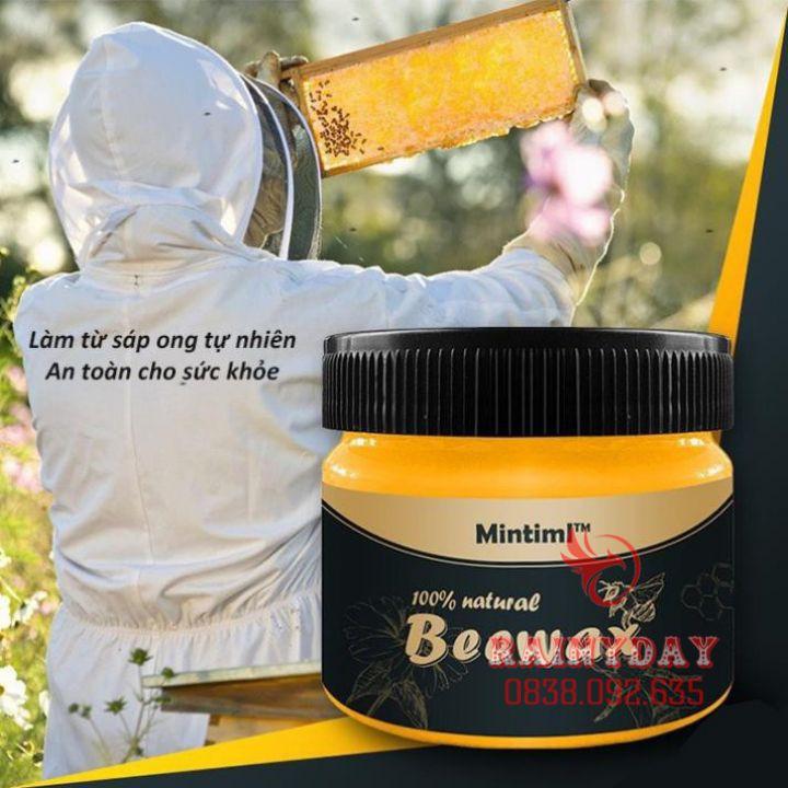 Sáp ong Beewax lau đánh bóng sàn đồ gỗ nội thất 3 tác động làm mới chống thấm nước