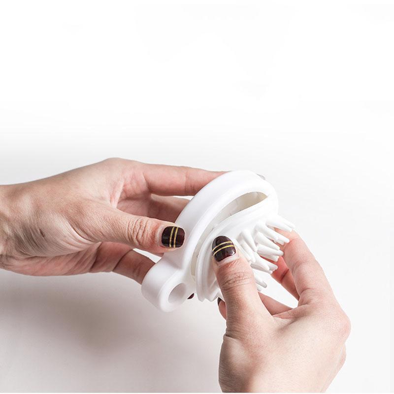 Bàn Chải Silicon Mát Xa Da Đầu Và Cơ Thể Tiện Dụng